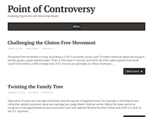 Tablet Screenshot of pointofcontroversy.com